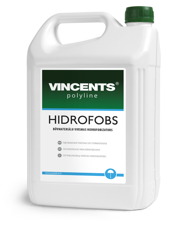HIDROFOBS būvmateriālu virsmas hidrofobizātors